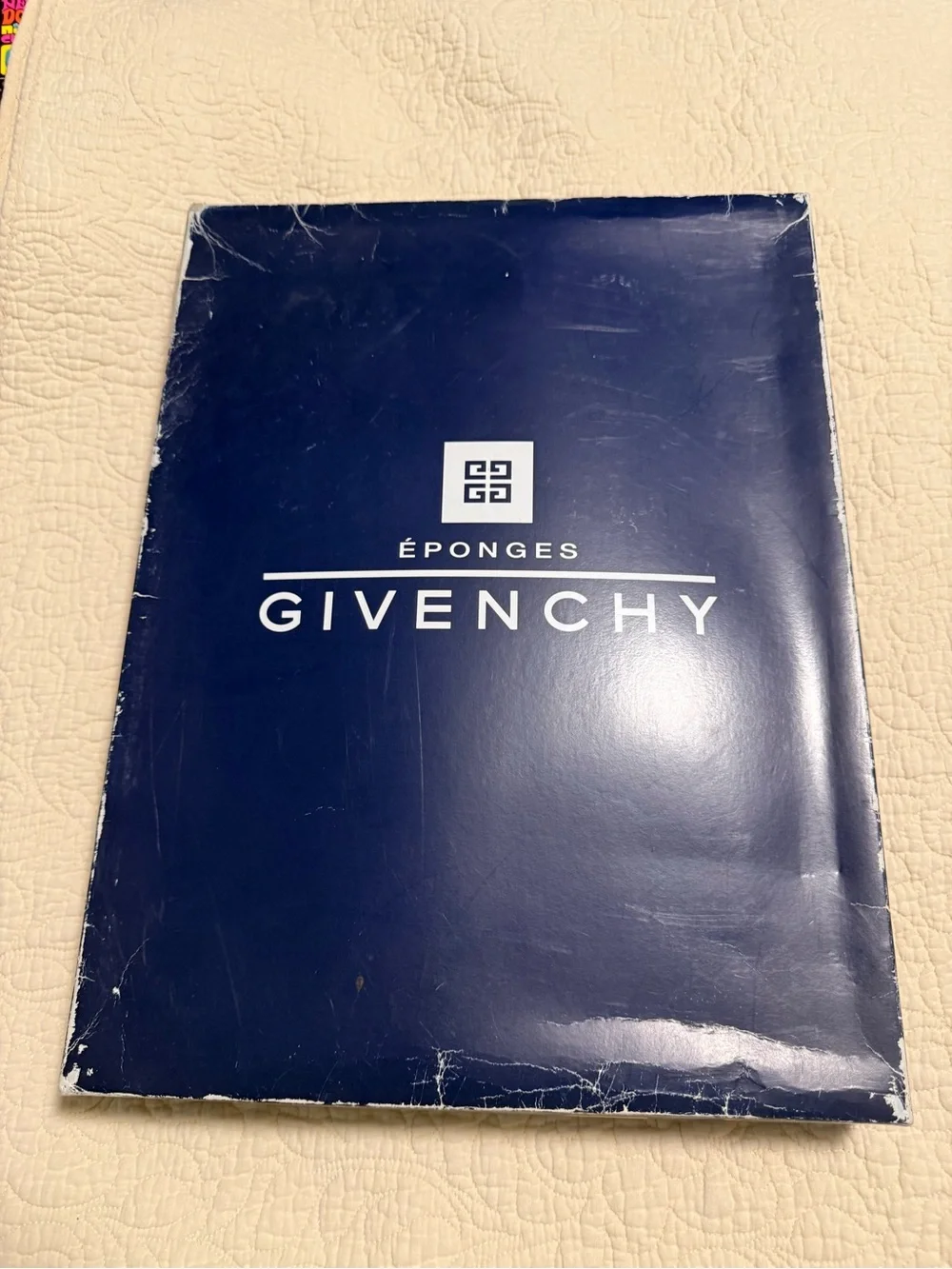 Givenchy Light Blue and White Embroidered Logo Towel 4 piece Gift Set! NWB